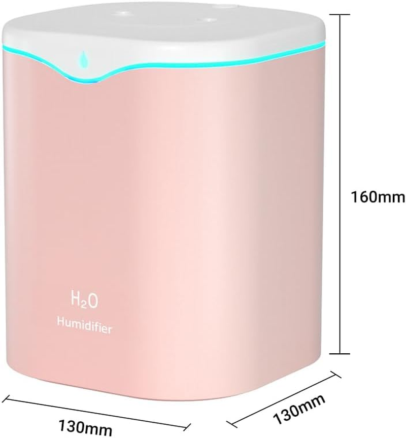 2L White Ultrasonic Air Humidifier Cool Mist Steam Purifier Aroma Beauty LED Lights AU image number 2