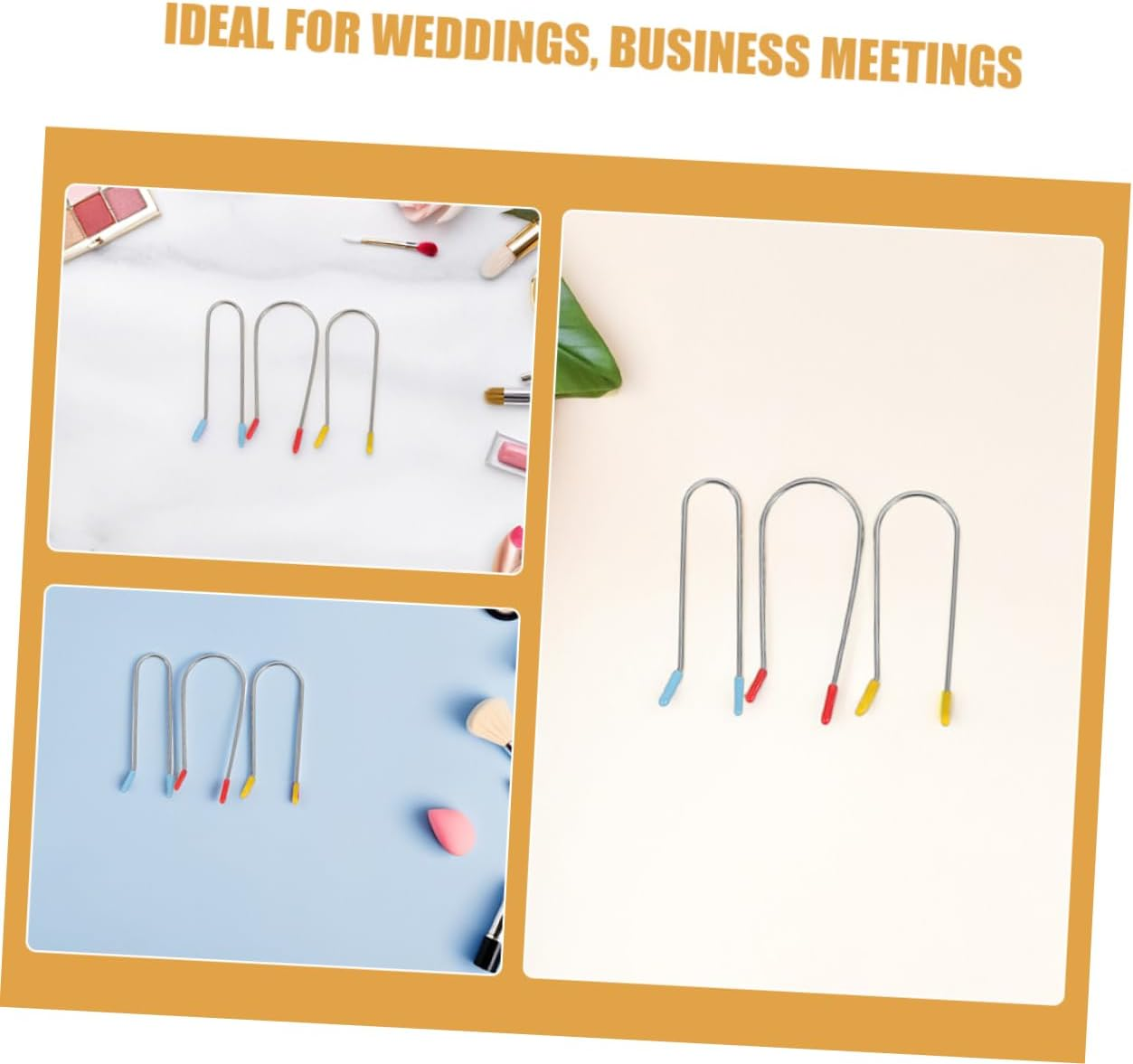 Generic 1 Set Electric Hot Curler Clips Replacement Kit U Shaped Roller Clamps for Quick Styling with Safe for All Hair Types for Daily Use image number 2