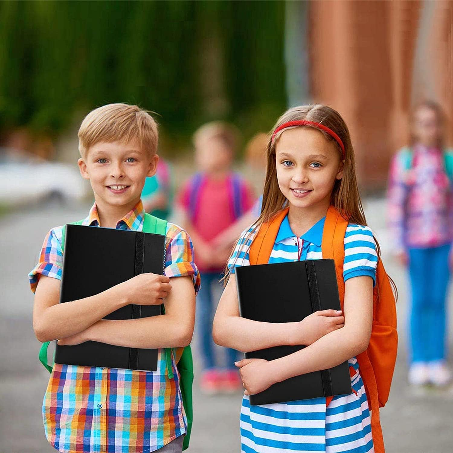 9 Pocket Trading Card Binder Holder, Collector Album with Sleeves, 20 Pages, Protect and Organize up to 360 Cards image number 4