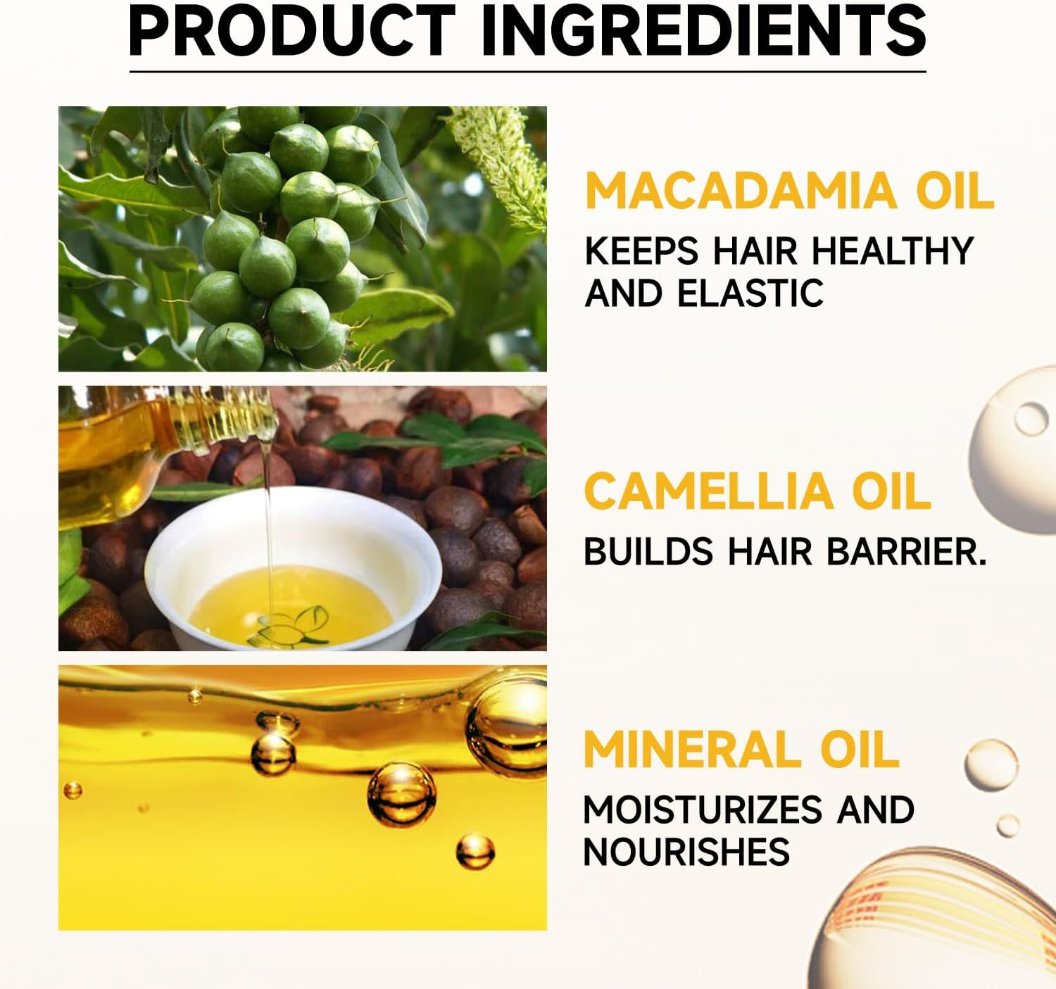 Hair Bonding Oil, 30Ml, Heat Protection and Anti-Frizz Treatment for Dry and Damaged Hair image number 2