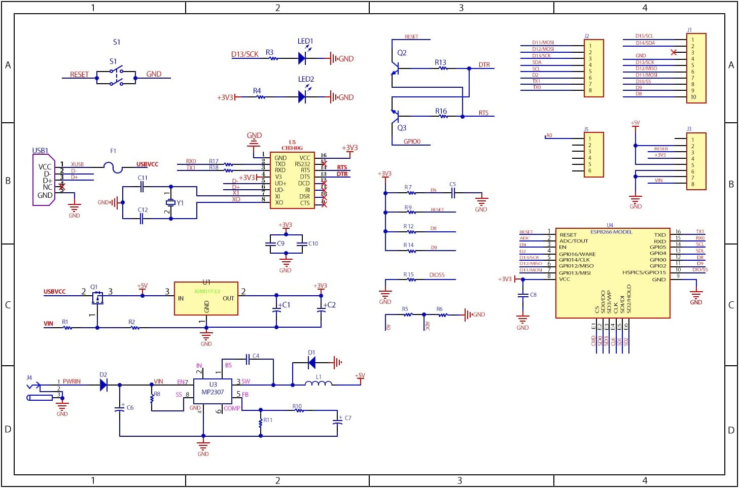 1PZ UNO-R32 UNO R3 Wifi Atmega328P + Wifi + ESP8266 Nodemcu 32MB Memory USB-TTL CH340G Compatible for Arduino