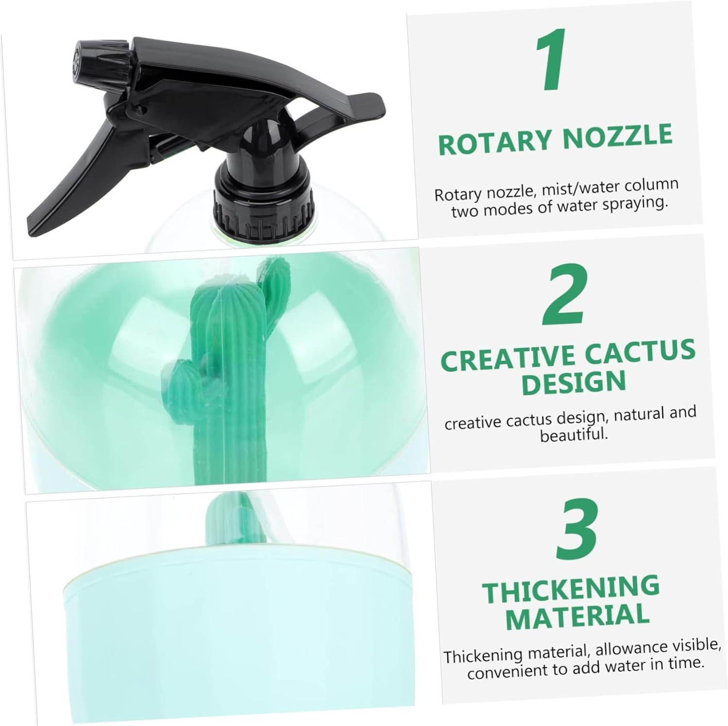 Yardenfun Versatile Watering Can Sprinkled Kettle Indoor Outdoor Plant Watering Tool image number 2