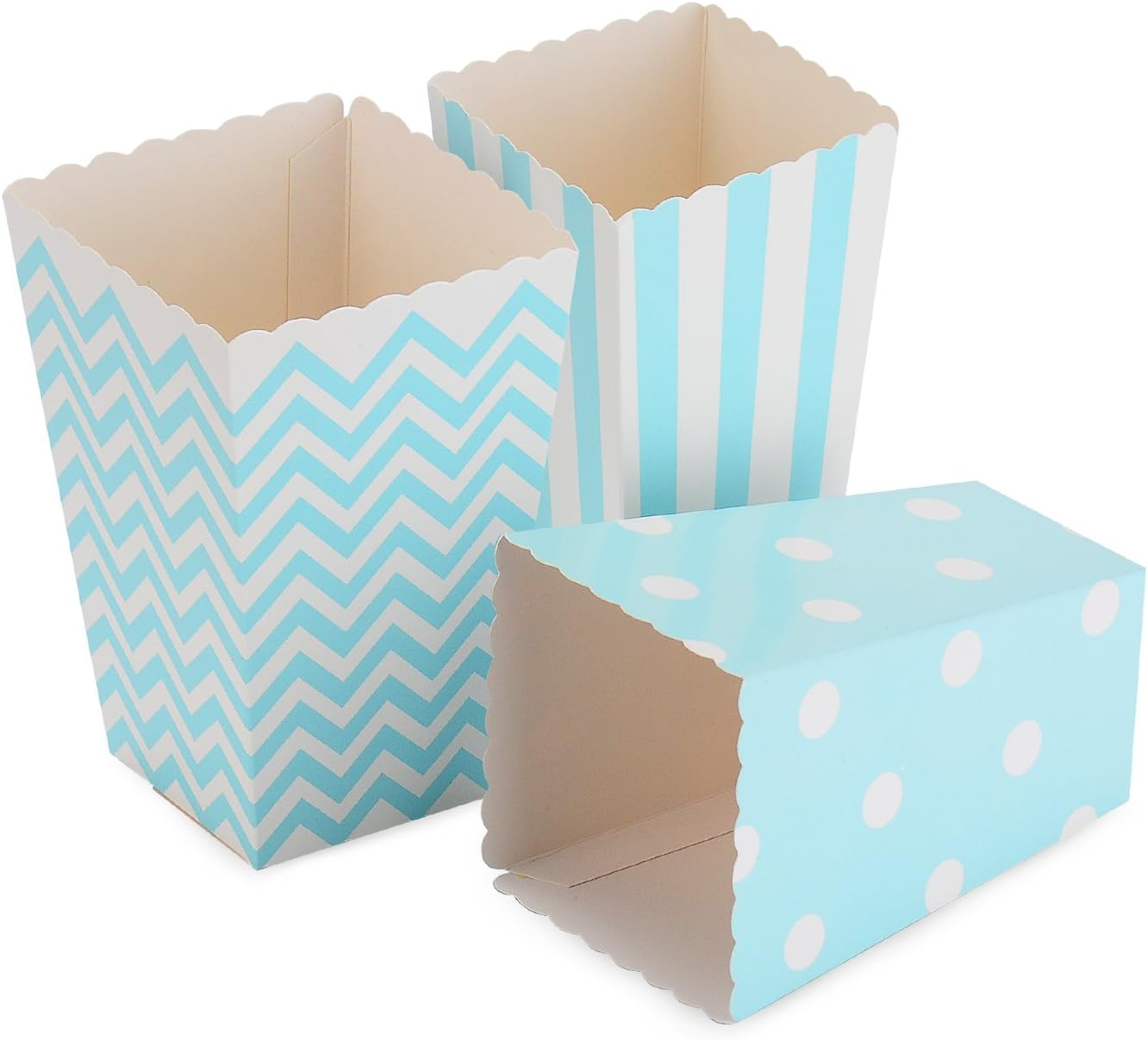 36 Pcs Popcorn Boxes Treat Boxes Movie Popcorn Paper Bags for Dessert Tables & Wedding Favors image number 1
