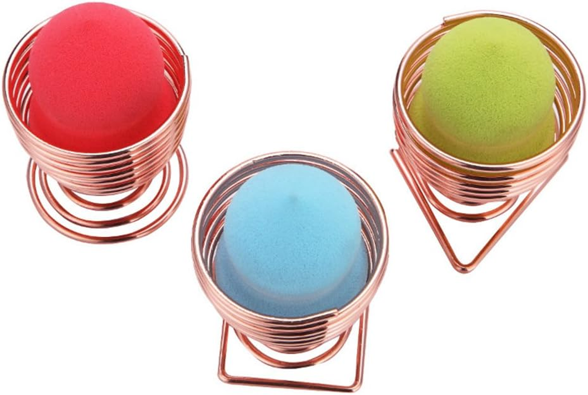 Lanma Beauty Sponge Blender Holder, Makeup Sponge Drying Stand Storage Egg Powder Puff Display Stand (3PC) image number 3