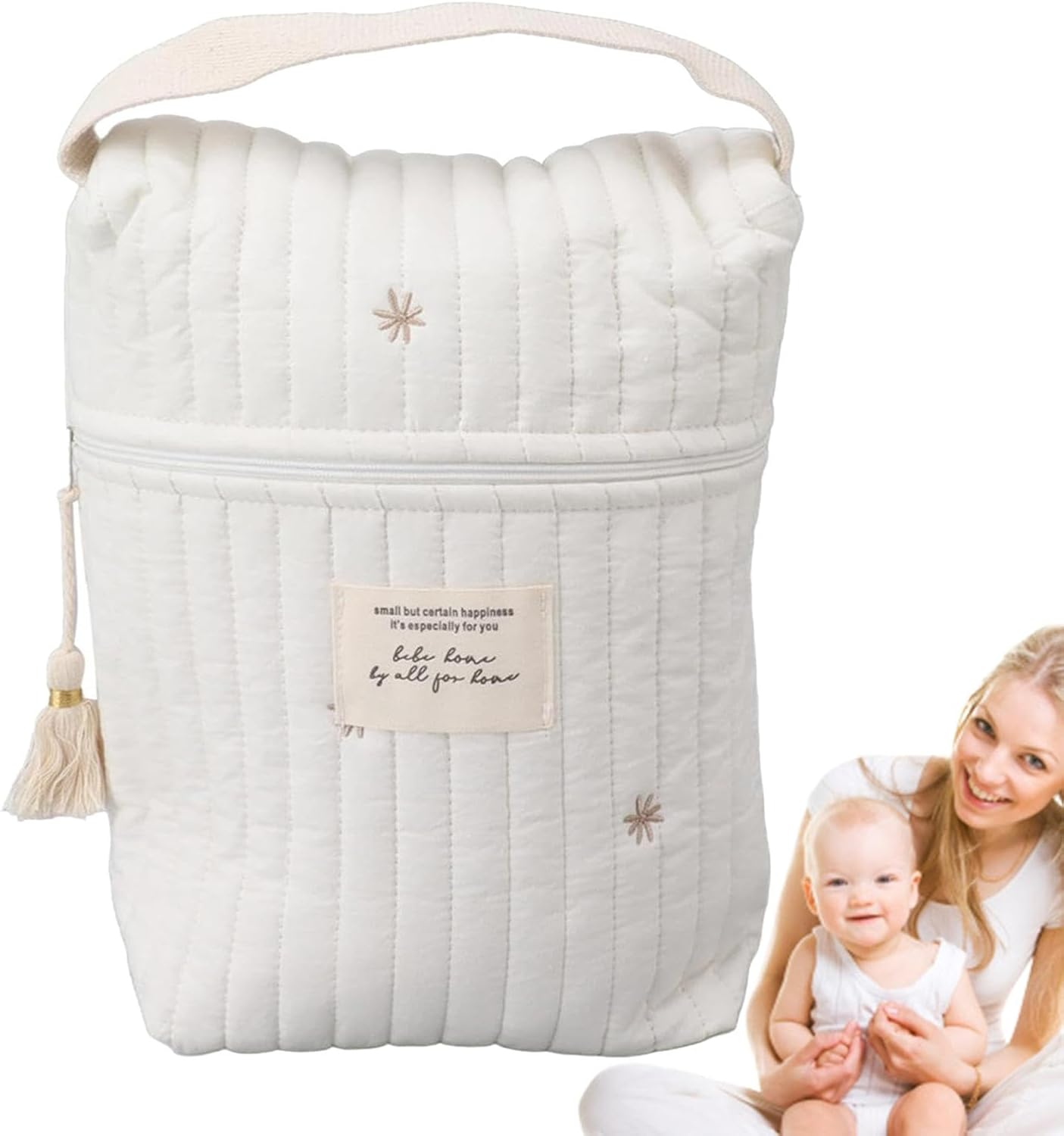 Diaper Organizer Pouch - Portable Baby Diaper Bag Organizer for Travel and Home | Diaper Organizer Pouch Multi Compartment Design, Durable and Lightweight, Easy to Carry, Perfect for Wipes, Cream, image number 6