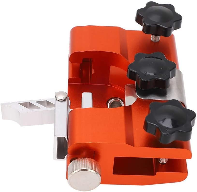 Hand Cranked Chainsaw Sharpener, Portable Chainsaw Sharpening Jig, Chainsaw Chain Sharpener with 5 Grinding Bits for 14&rdquo;-20&rdquo; Chainsaws, Chain Saw Blade Sharpener