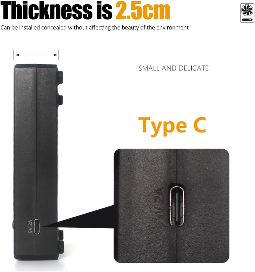 AIMALL Advanced Reptile Enclosure Ventilation Fan &ndash; Automatic Temperature Control, Easy Installation, Suitable for All Reptile Habitats, Measures 4.41 X 3.35 X 0.98 Inches image number 1