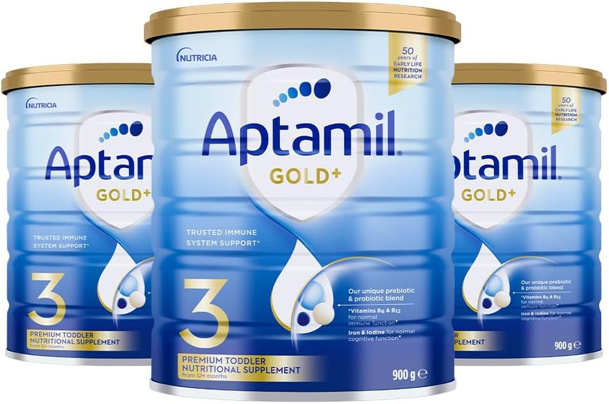 Aptamil Gold+ 3 Toddler Milk Drink from 1 Year Bundle Pack (3 X 900 G) | Our Premium Toddler Supplement image number 4