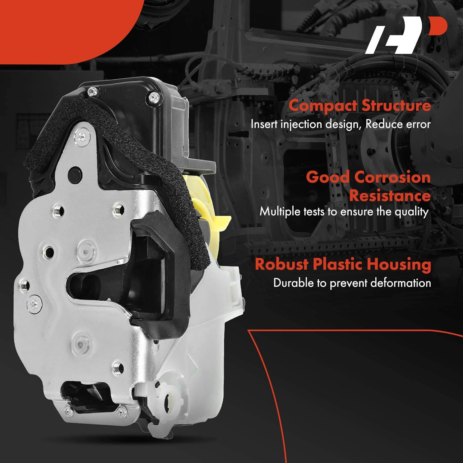 A-Premium Door Latch Lock Actuator Compatible with Cadillac and Chevy Vehicles - SRX 2010-2016 Sport Utility, Volt Base 2011-2015 Hatchback, with Anti-Theft System - Rear Driver, Replace# 13579555 image number 6