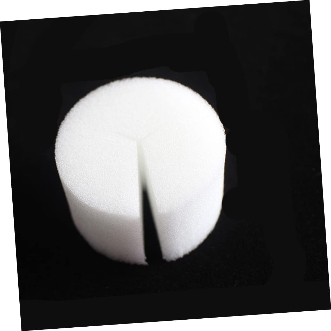 Yardwe Hydroponic Planting Sponges Garden Soilless Cultivation Accessories for Indoor Vegetable Growing 55 Pcs round Shape Reusable Grow Medium for Hydroponics System Gardening Tools image number 1