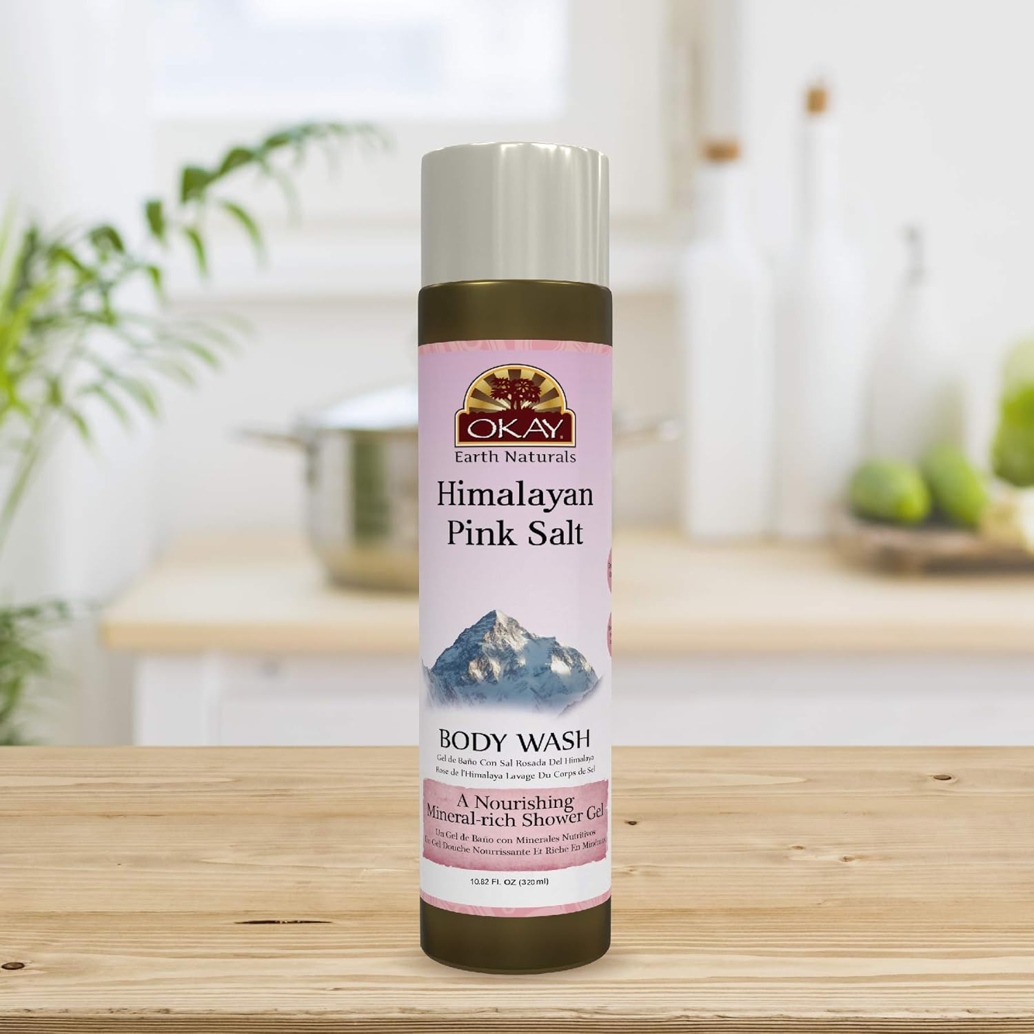 OKAY Pure Naturals OKAY Pure Naturals Himalayan Pink Salt Body Wash, 10.82 Ounce, image number 3