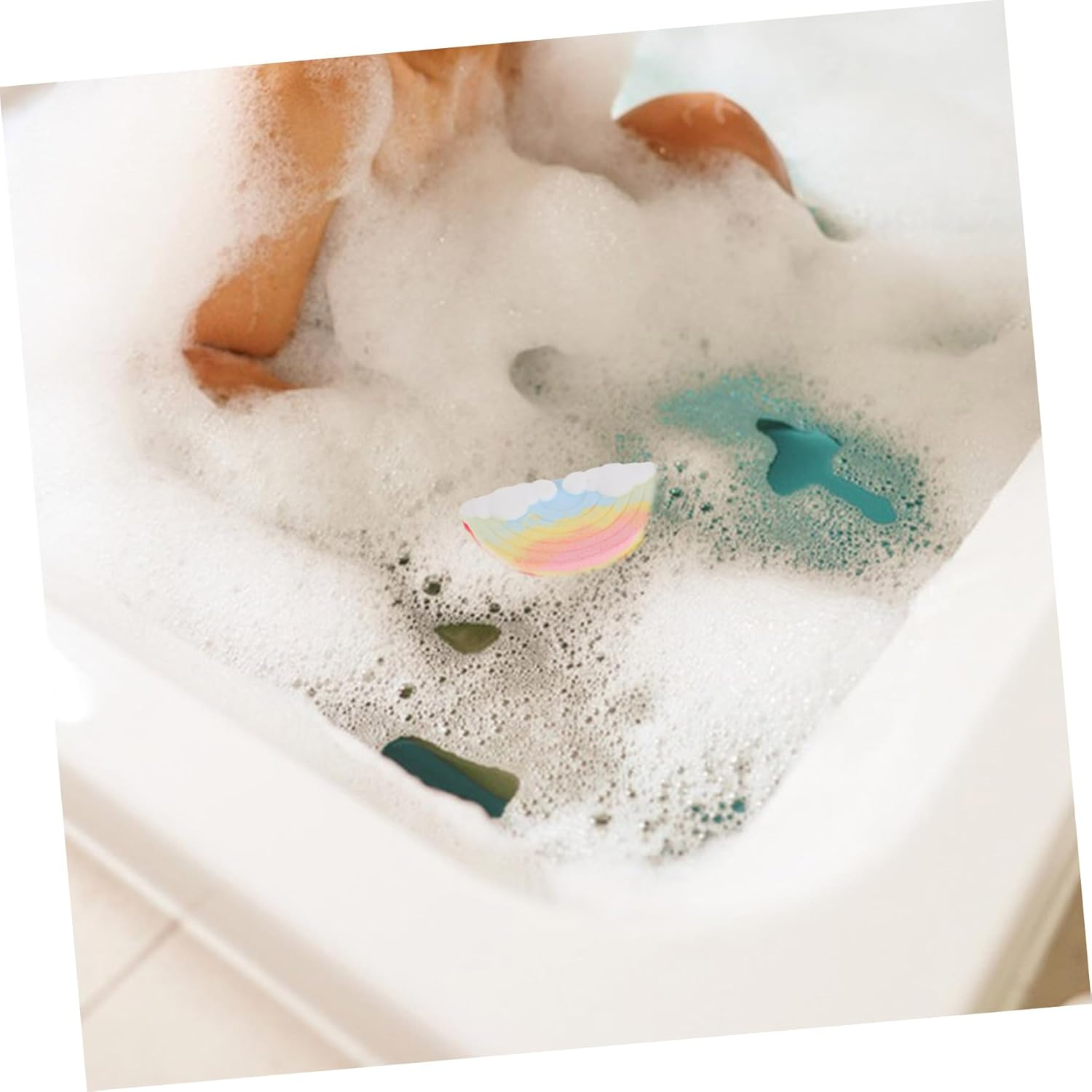 Rainbow Cloud Bath Salts Spa Bubbles Planet Themed Handmade Fragrance Travel image number 3