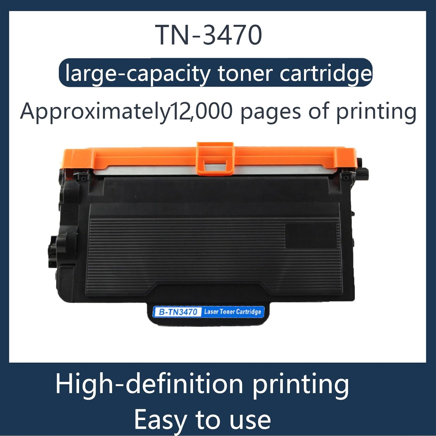 JOJOBE Planet TN-3470 Compatible Toner Cartridge with Brother MFC-L6900DW L6700DW L5755DW HL-L5200DW L5100DN L6400DW L6200DW , 12000 Pages per Cartridge image number 5