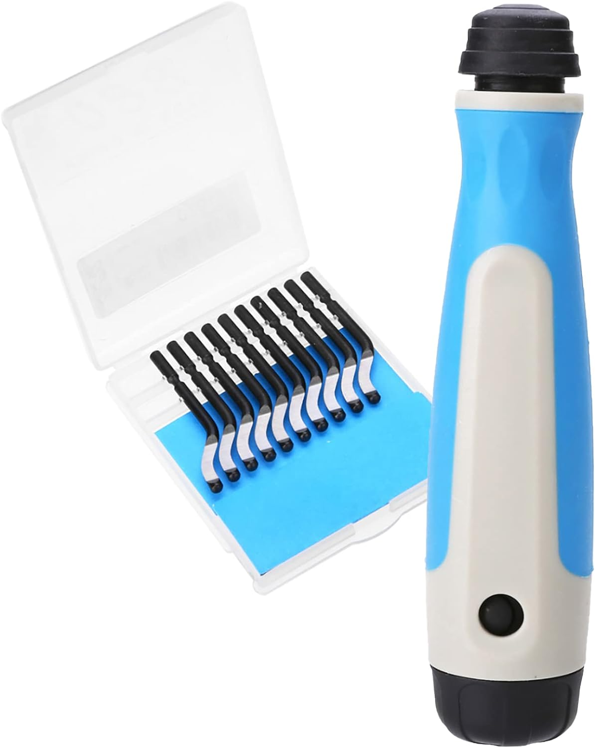 Sagasave Hand Deburring Tool, Edge Groove Kit with 10 Replacement Blades for 3D Printing and Resin Cutting (WGP-HA3025-LF) image number 2