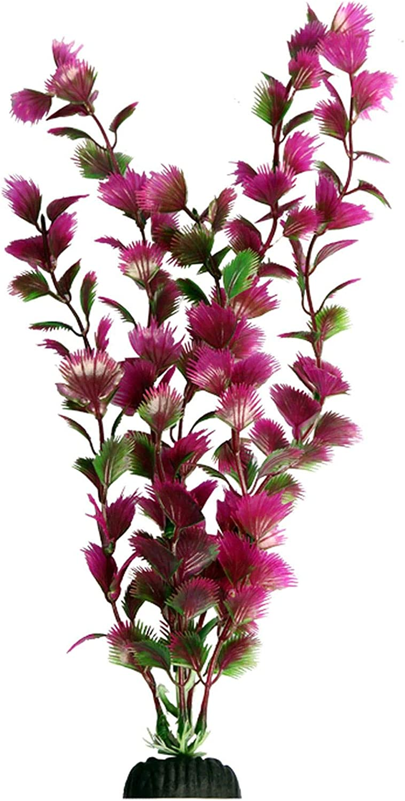 Ecoscape X-Large Fan Palm Pink Aquarium Plant Fish Tank D&eacute;cor Aqua One image number 3
