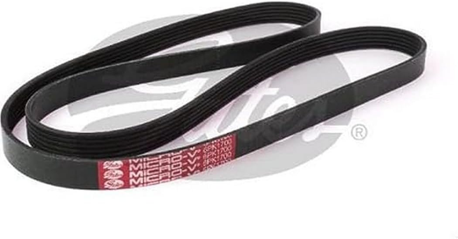 Gates 6PK1700 Micro-V Ribbed Drive Belt, 1700 Mm Length