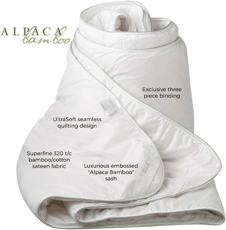 Kelly & Windsor Alpaca Bamboo His and Hers Quilt, Super King image number 5