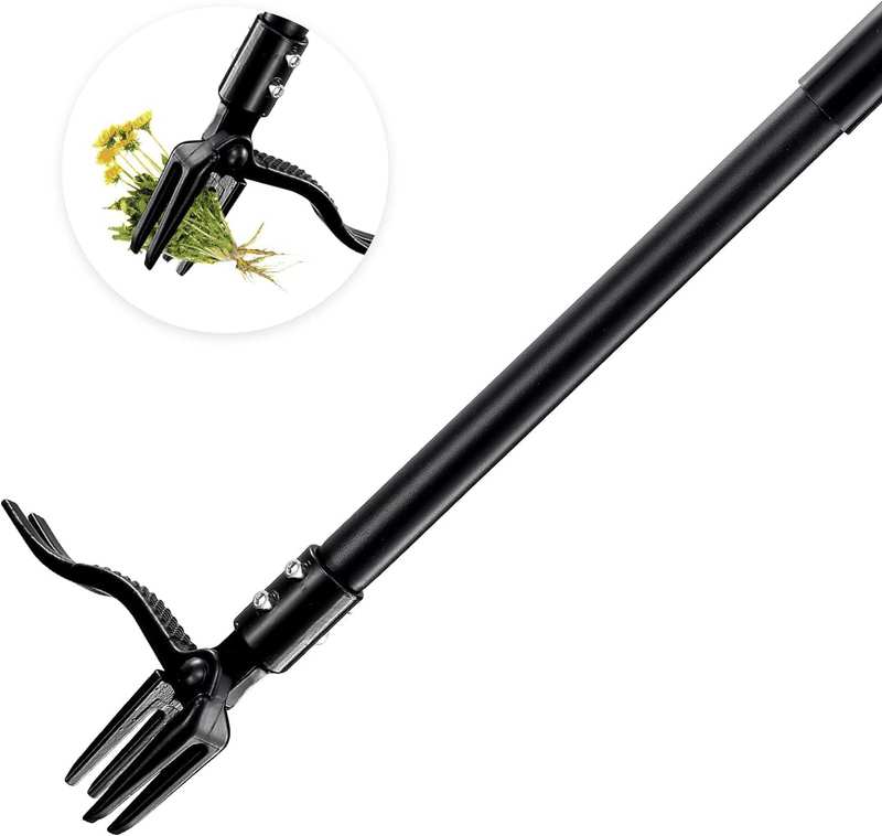 Weed Puller with 155Cm Long Handle - Adjustable Stand up Weed Puller Tool for Lawn Garden Farmland image number 4