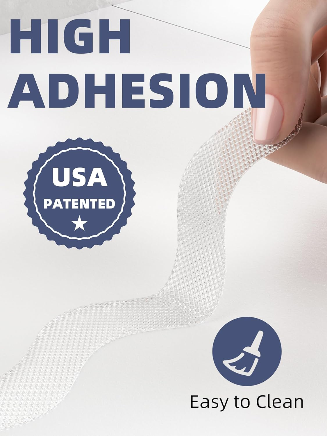 Patented anti Slip Shower Stickers 24 PCS Safety Bathtub Strips Adhesive Decals with Premium Scraper for Bath Tub Shower Stairs image number 3