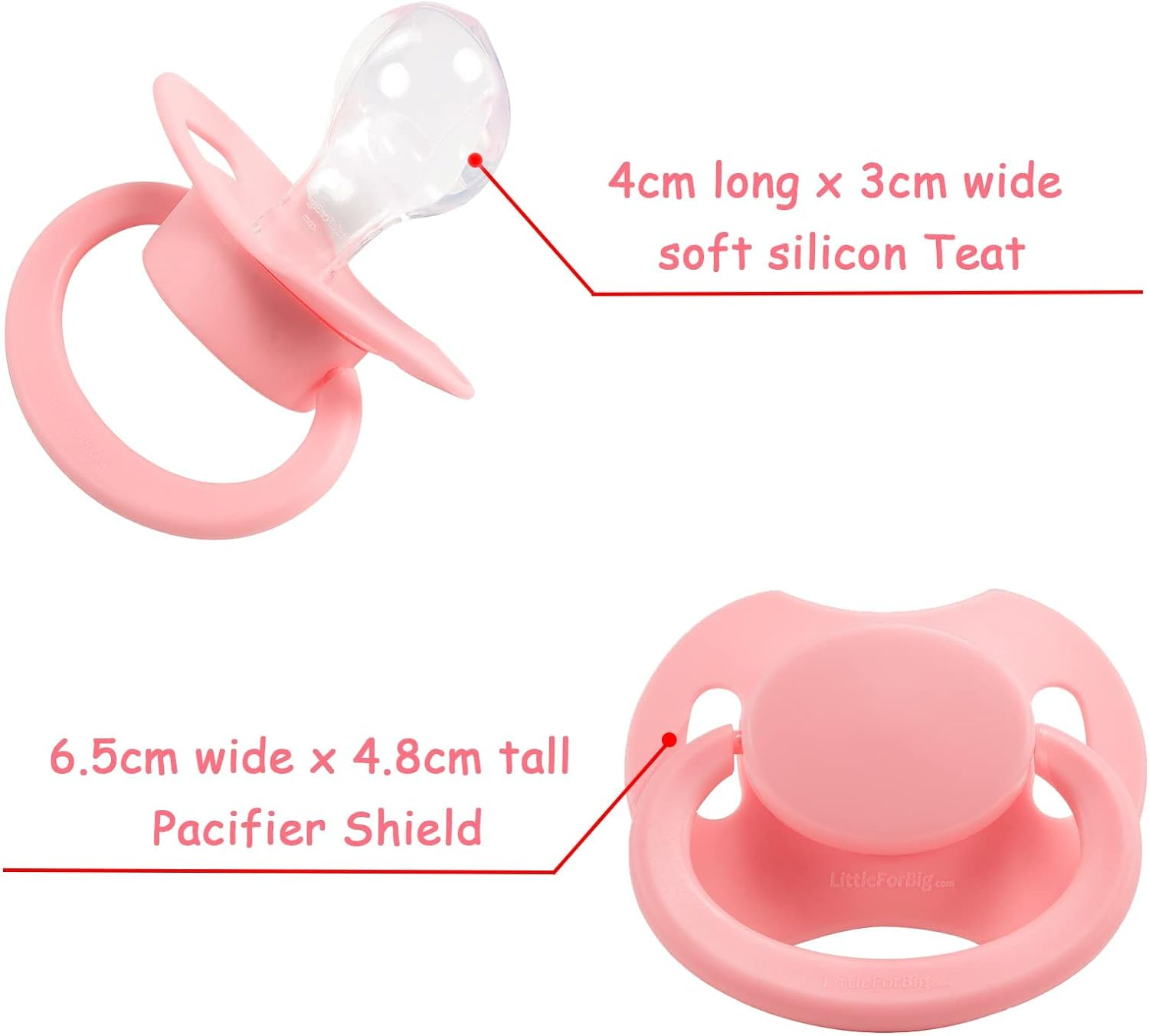 Littleforbig Pacifier Bigshield Gen-2 Pink image number 3