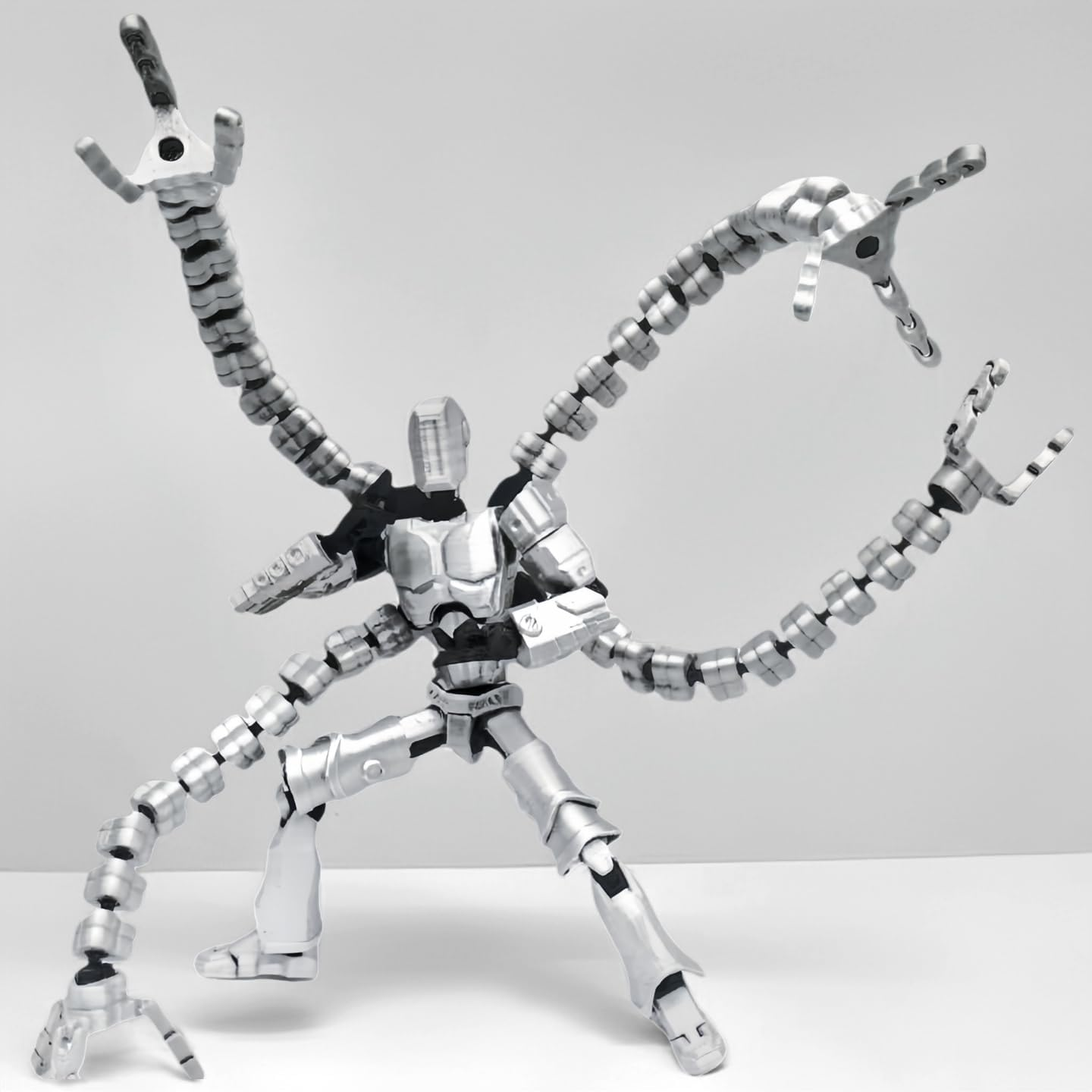 T13 3D Printed Multi-Jointed Action Figure Set (1Pcs), Multi-Articular Desktop Decorations for Game Lovers image number 5