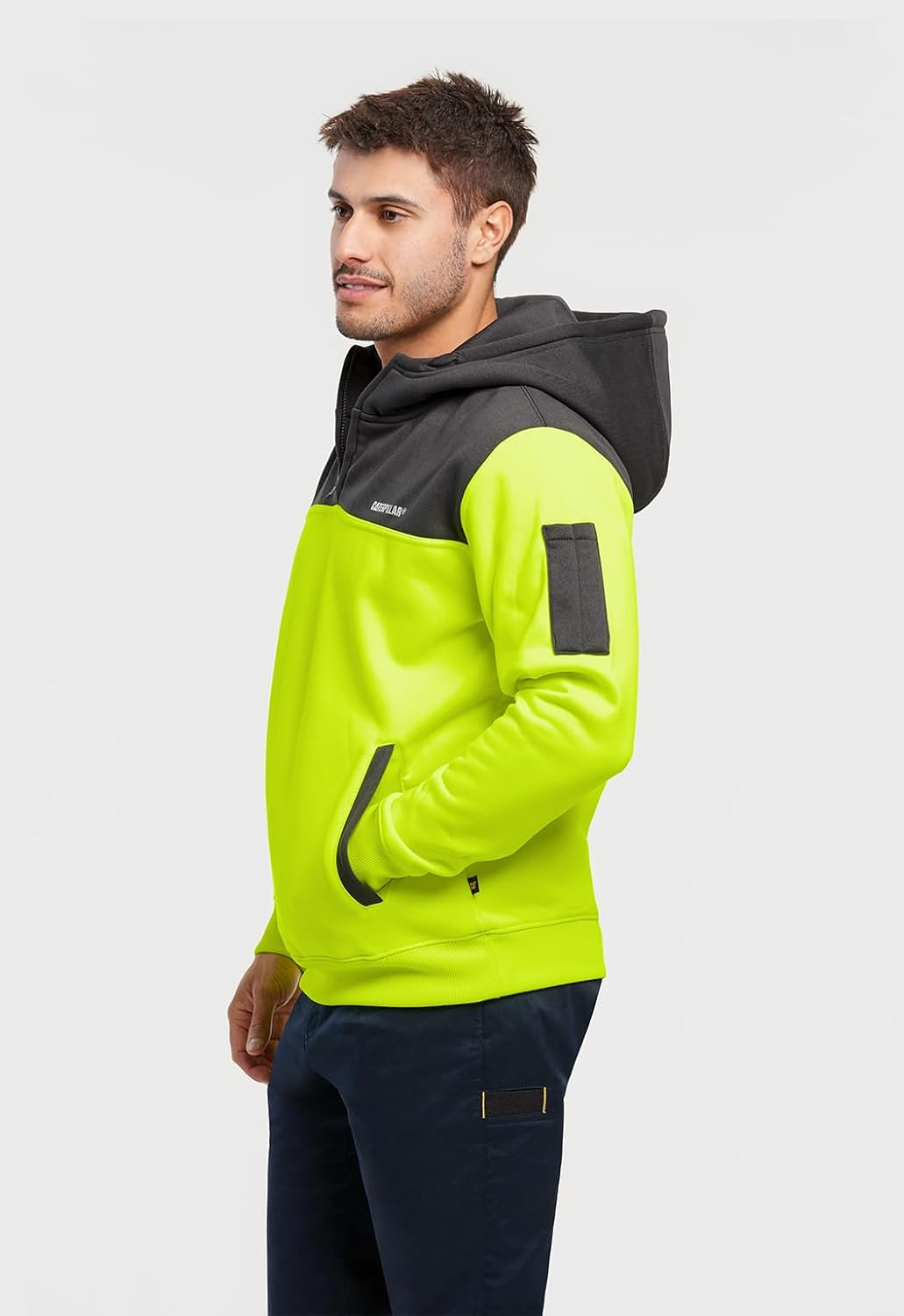 Caterpillar Men'S Hi Vis Hoodie image number 2