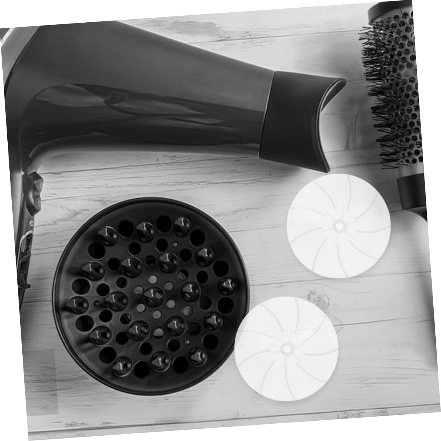 Healeved 5Pcs Heavy Duty Hair Dryer Fan Blades Replacement Plastic Parts for Hair Dryer Repair Suitable for Salon and Home Use image number 1