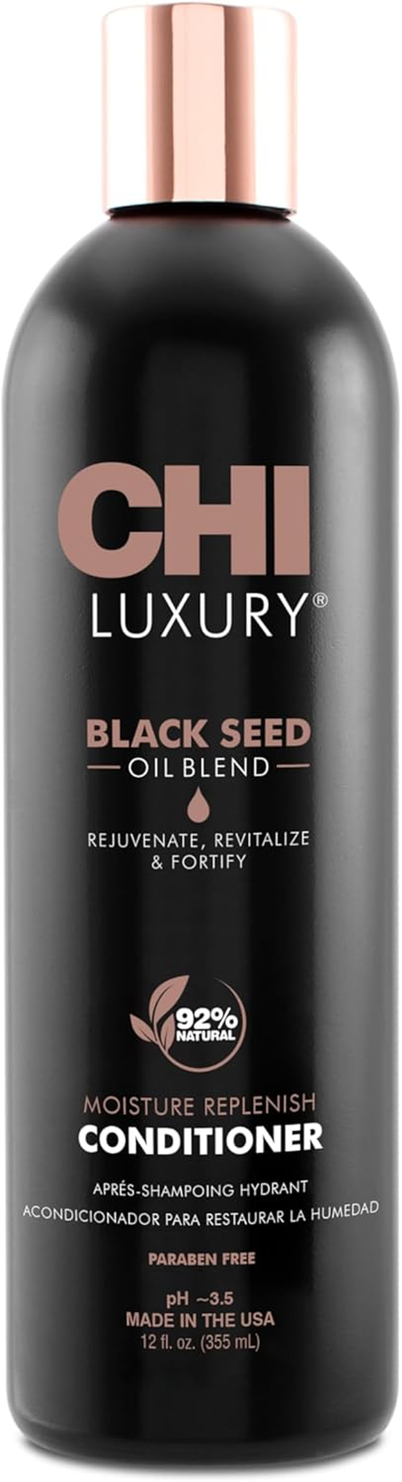 CHI Luxury Black Seed Oil Moisture Replenish Conditioner, 355Ml