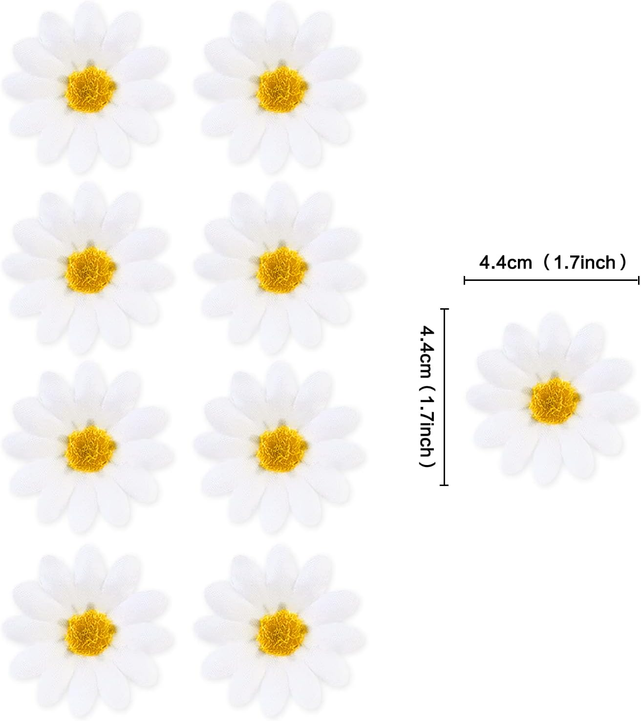 20PCS Daisy Cupcake Toppers Daisy Flower Cupcake Picks Flower Theme Spring Birthday Wedding Bridal Baby Shower Birthday Party Decoration Supplies White image number 4