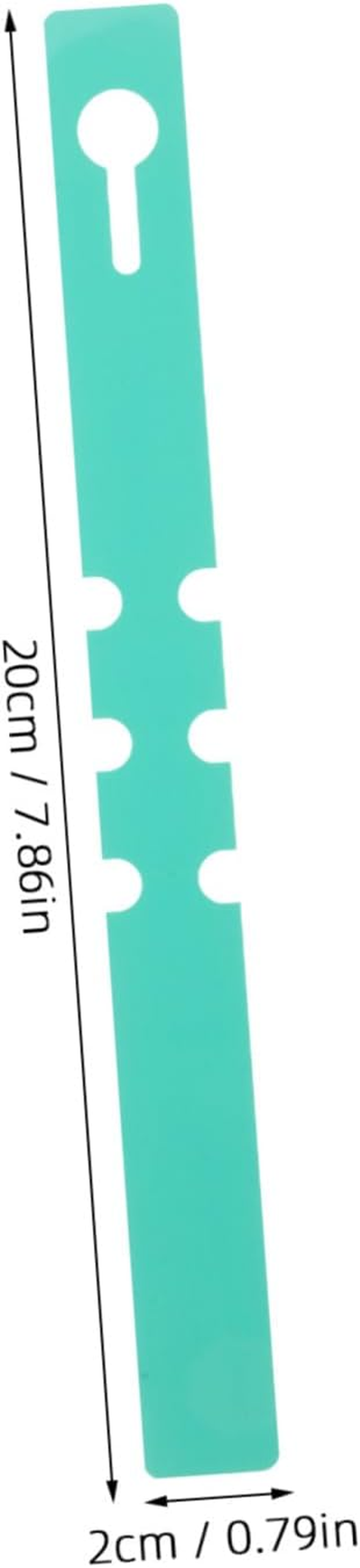 100Pcs Large Plant Tags for Garden Plastic Tree Labels Weatherproof Greenery Stakes 2X20Cm Wrap around Hanging Tags Easy to Write and Clean image number 4