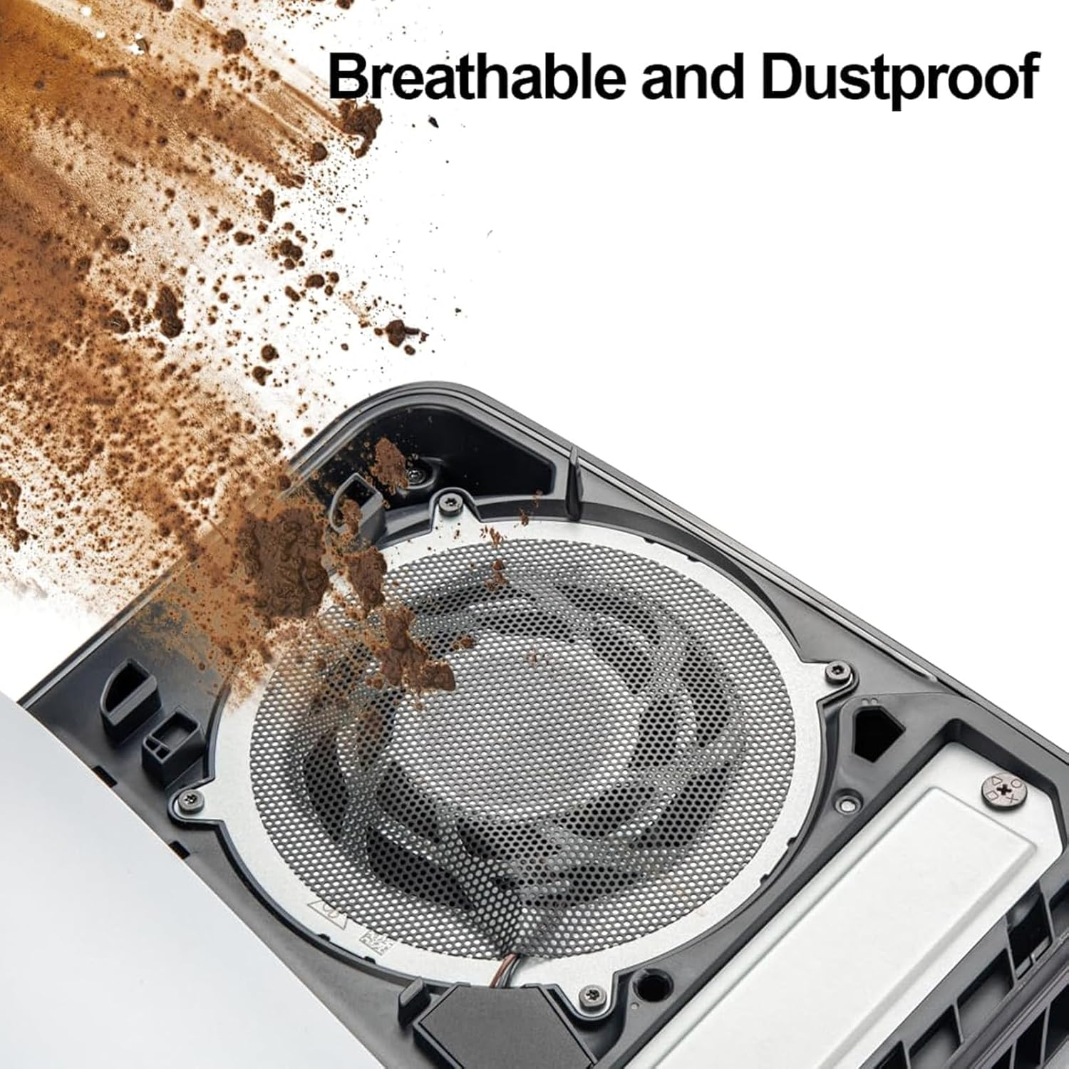 Dust Protector Cover Kit, with Port Plugs and Fan Dust Filter for Slim, Breathable Mesh Dust Cover, Silicone Dust Plugs, for Digital & Disc Edition image number 6