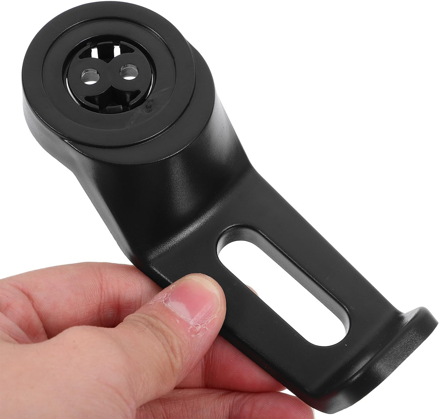 2Pcs Desk Cup Holder and Headphone Hook, Rotating Clamp for Office Desk, Space-Saving Gaming Accessories, Adjustable Drink Holder and under Headset Hanger - Black image number 1