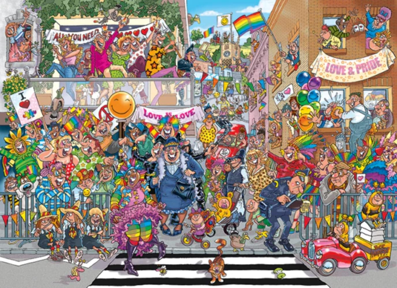 Holdson Wasgij Original 34 a Piece of Pride Jigsaw Puzzle (1000 Pieces) image number 1