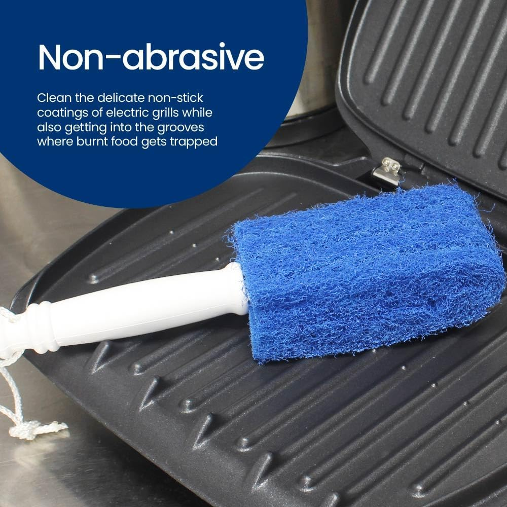 White Magic Electric Grill Cleaning Brush &ndash; 25Cm, Made in USA, Heat-Resistant for Hot Grills, Efficient Grease & Grime Removal, Safe Handle, Durable Design for Indoor & Outdoor Electric Grills image number 1
