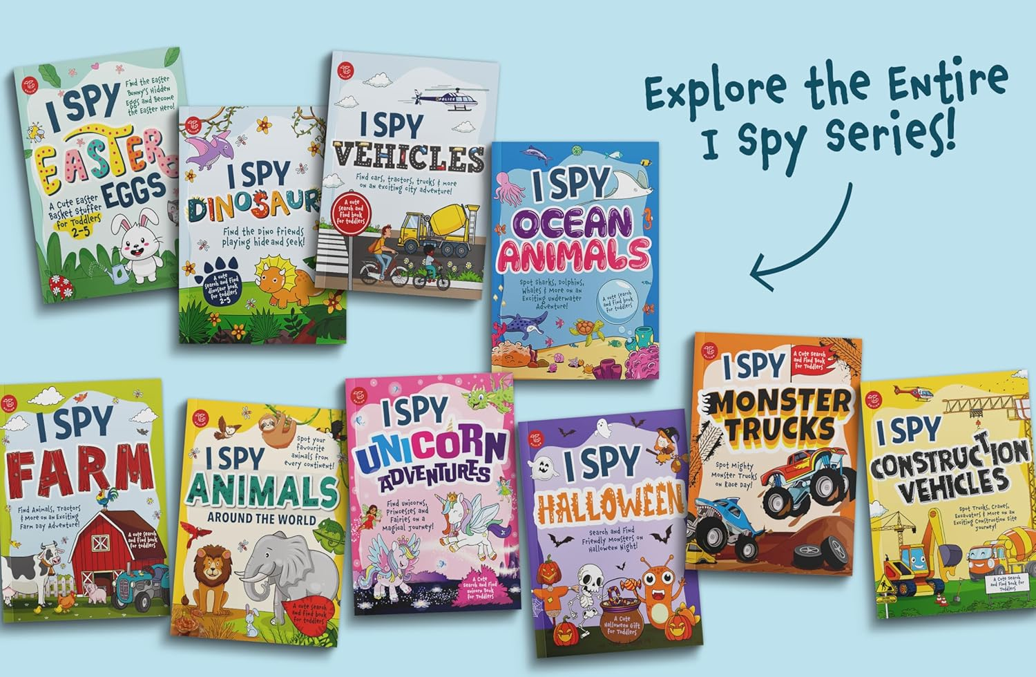 I Spy Ocean Animals: Spot Sharks, Dolphins, Whales & More on an Exciting Underwater Adventure! a Cute Search and Find Book for Toddlers image number 5