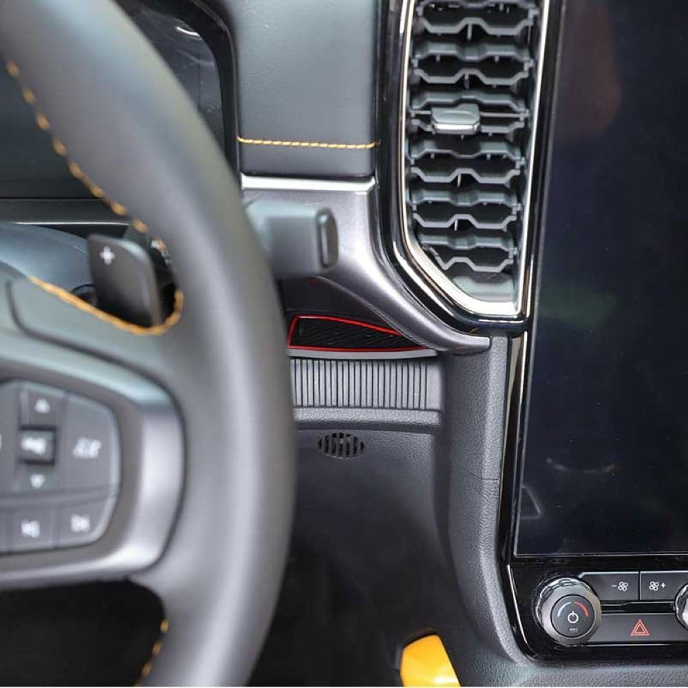 19Pcs Door Slot Mat Compatible with Ford Ranger Xl/Xlt/Lariat/Raptor 2023 2024 Accessories Door Compartment Cup Center Console Liners image number 5