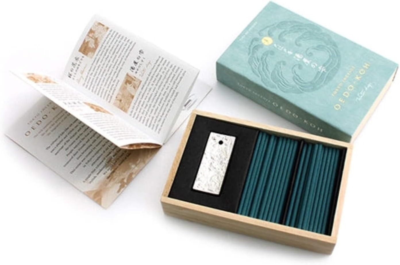 OEDO-KOH - Water Drop 60 Sticks W/Incense Holder by Nippon KODO, Japanese Quality Incense