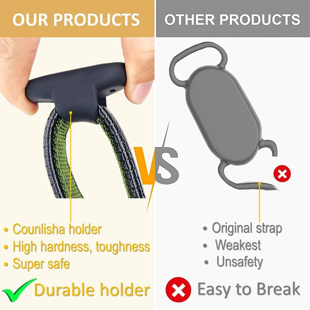 Silicone Holder Compatible for Samsung Galaxy Smarttag2 for Dog Collar,Slim Rubber Cover Pet Accessories,Secure Case for Galaxy Tag2 Tracker for Cat,Kids (2 Pack) - 2 Pack Black image number 5