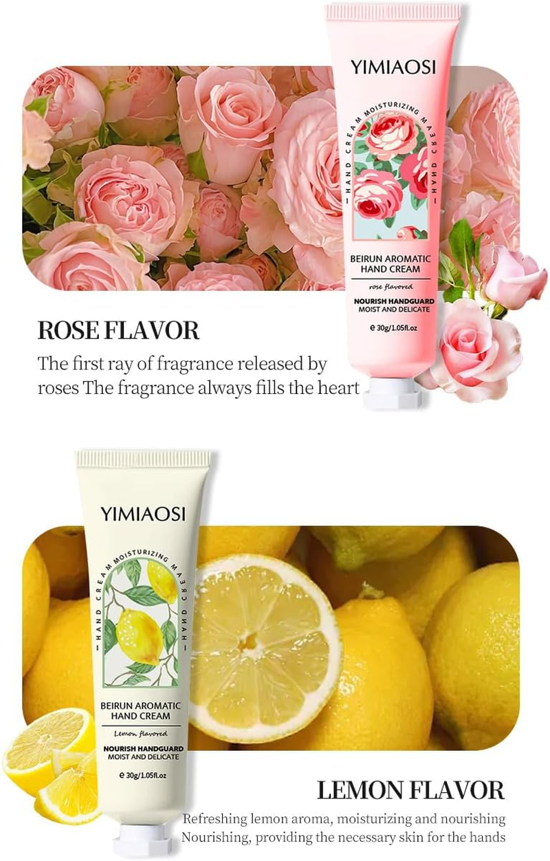 5 Pack Travel Size Hand Cream Bulk - Natural Plant Fragrance Moisturizing Lotion for Dry Cracked Hands, Gift Set for Women & Teens (Mom, Teacher, Nurse, Bridesmaid) - Birthday, Mothers Day, Nurses Week, Teacher Appreciation image number 2