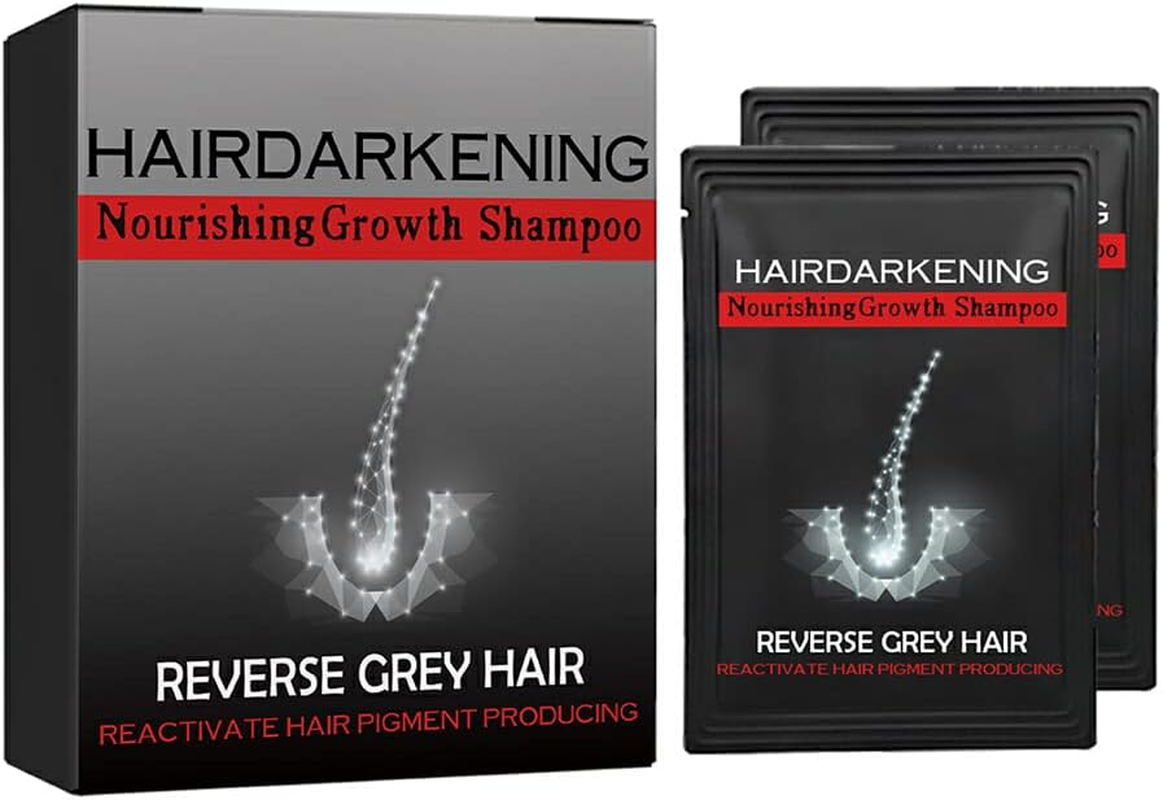 2 Pieces Women Anti-Loss Growth Hair Wash Dyeing Repair Darkening Nourishing Hydrating Hairwash Cleaning Tool image number 4