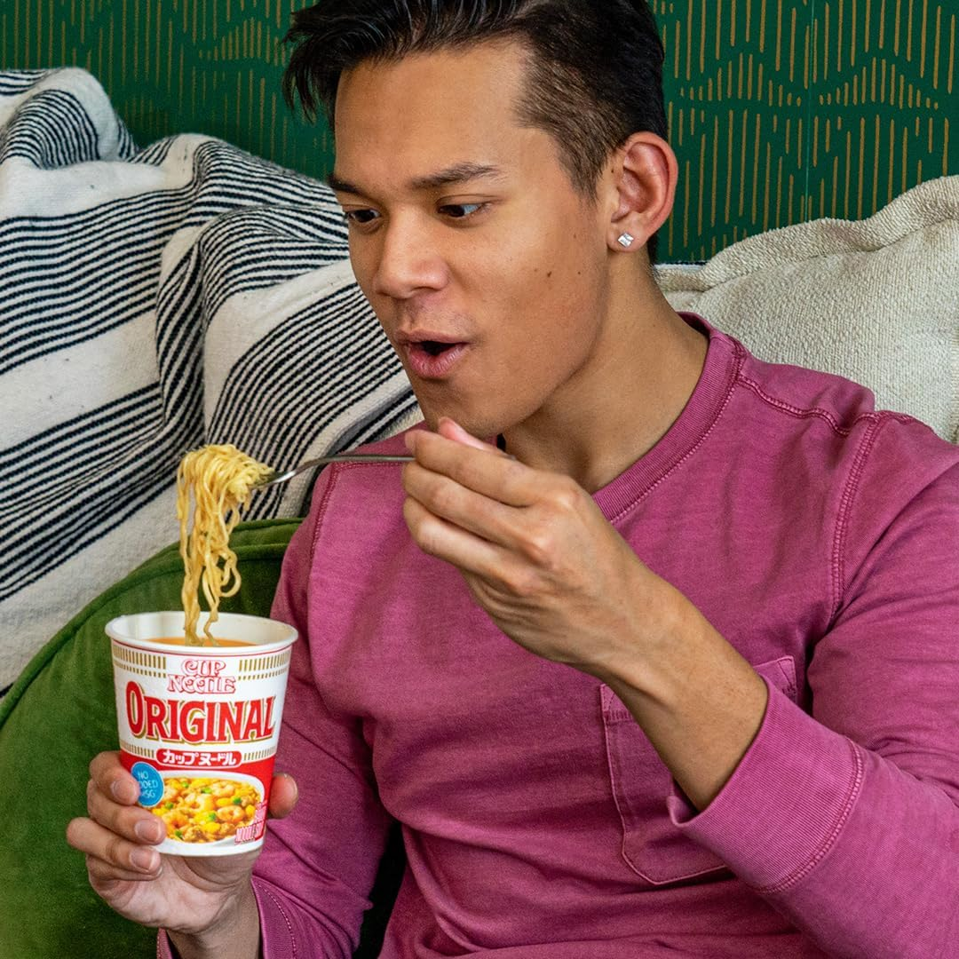 Nissin Cup Noodle Ramen Noodle Soup, Original, 2.4 Ounce (Pack of 6) image number 4