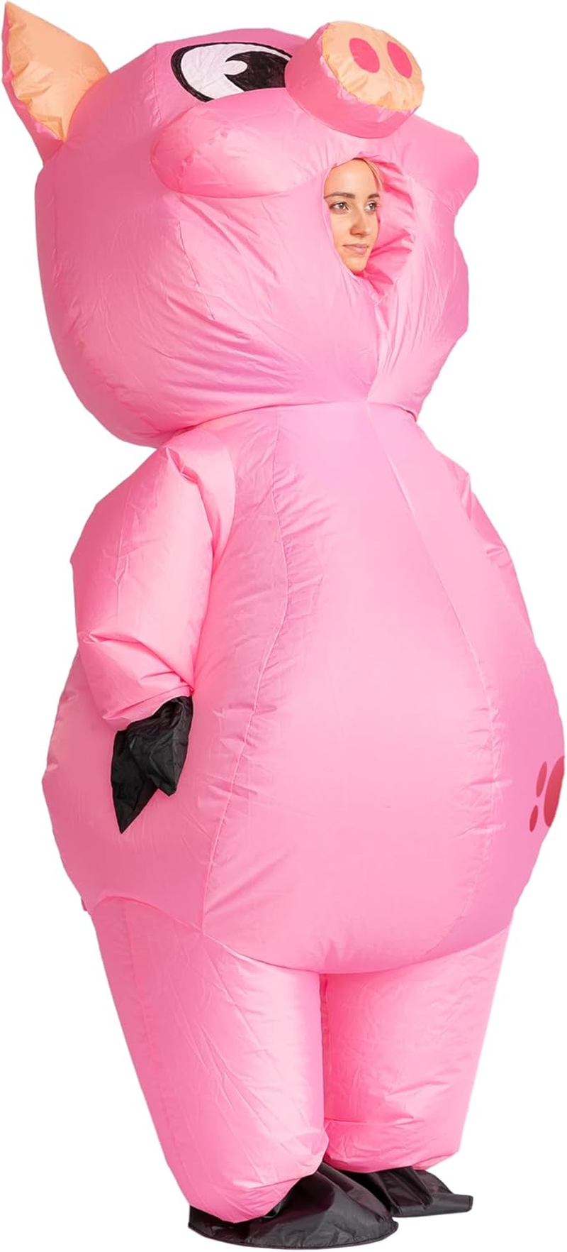 Spooktacular Creations Inflatable Pig Halloween Costume, Adult Unisex Full Body Animal Pig Inflatable Costume - One Size (Piggy) image number 5