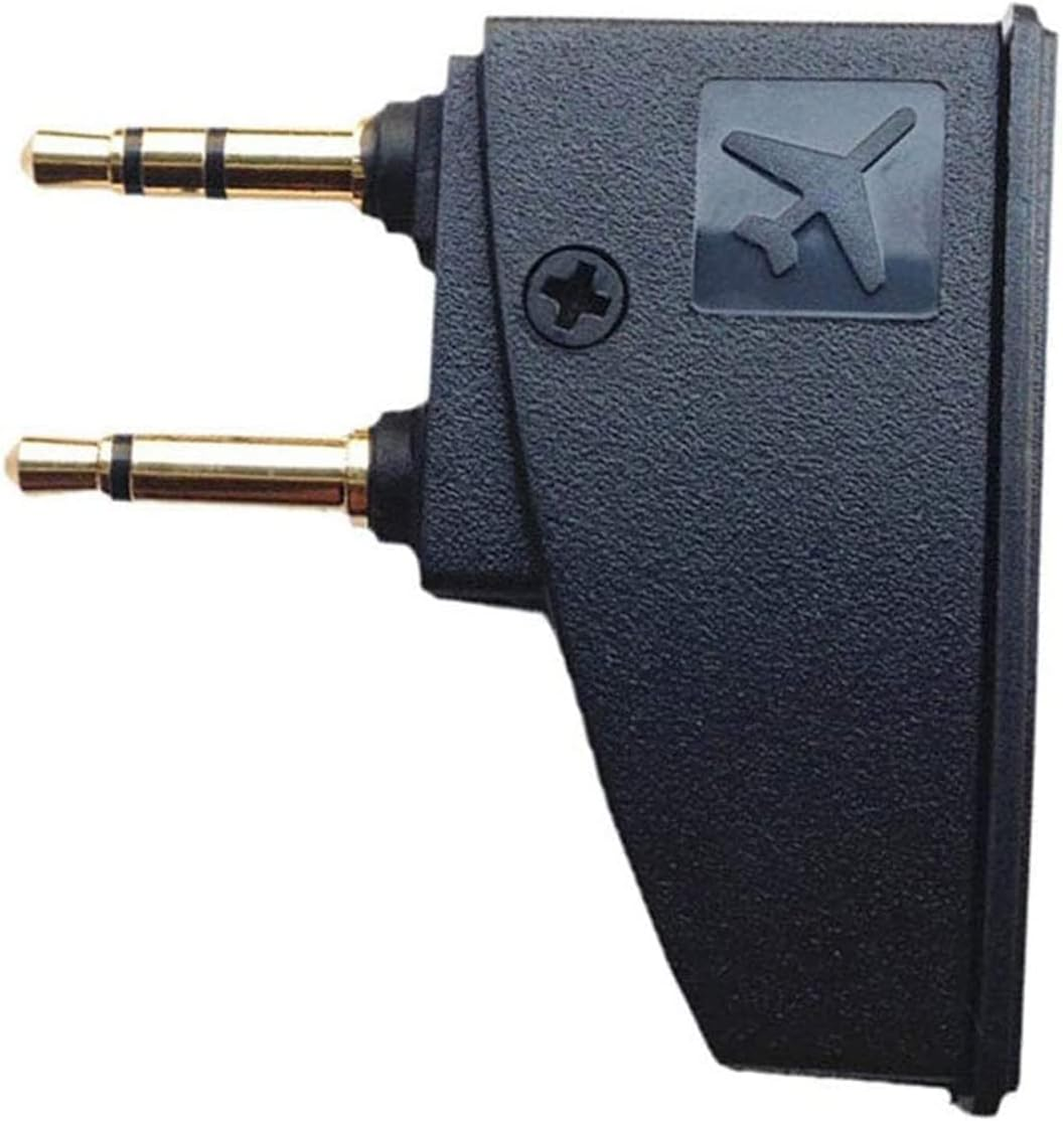 Airline Aeroplane Flight Headphone Airline Adapter Aviation Plugs to 3.5Mm Jack for Boes Quietcomfort 35 Quietcomfort 20 Quietcomfort 25 QC3 QC20 QC25 AE2 AE2I OE2 Headphones image number 1