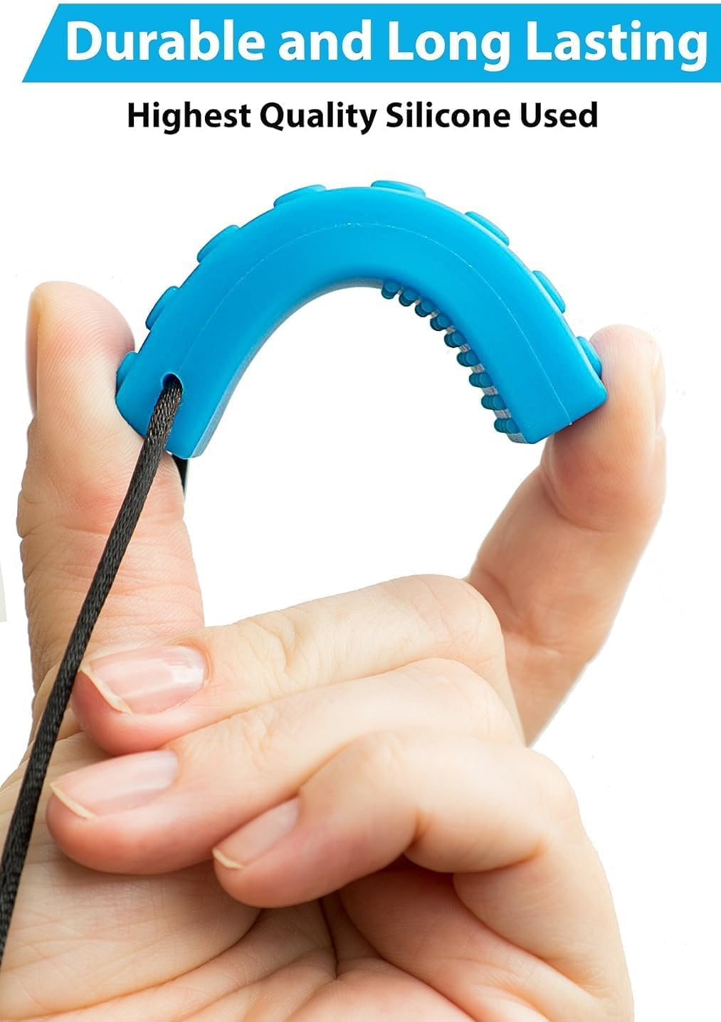 Tilcare Chew Chew Sensory Crayon Chew Necklace - Best Autism Tools - Durable and Strong Silicone Chew Toys - Chew Pendant for Boys and Girls