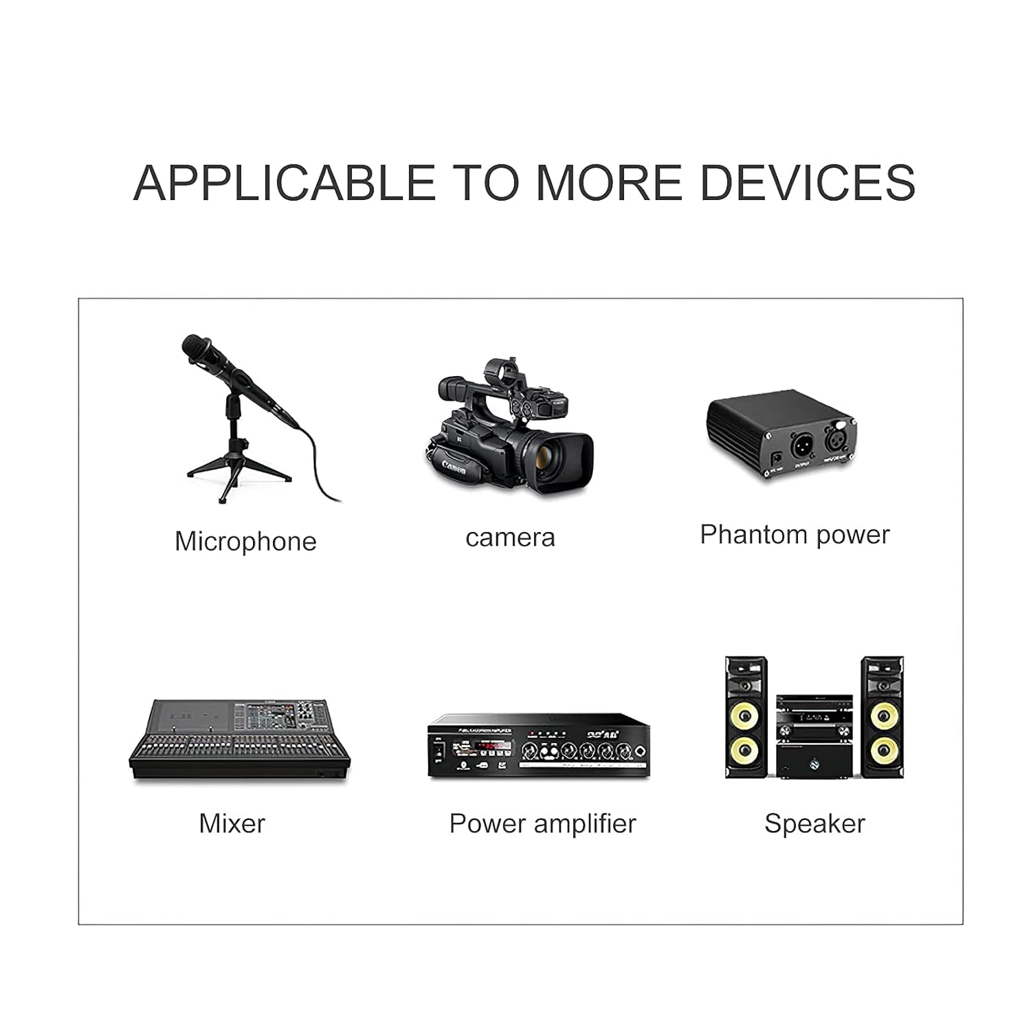 4Pack DMX Cables 3 Pin XLR Male to Female, 1.2M/4Ft and 3Ft Light Cable with Connector for Stage Lights Signal Connection image number 1