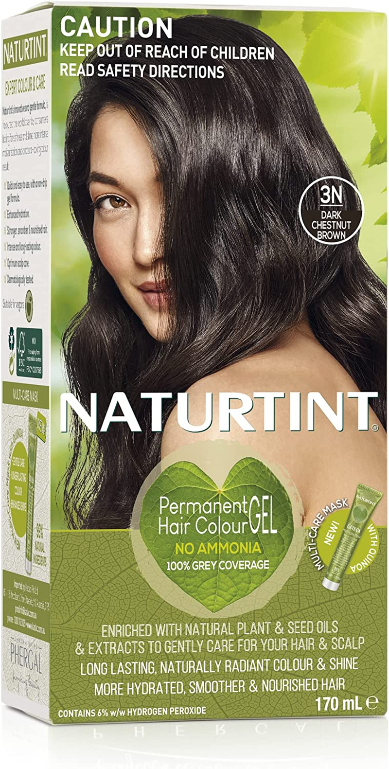 Naturtint Permanent Hair Colour, Natural Chestnut 4N image number 1