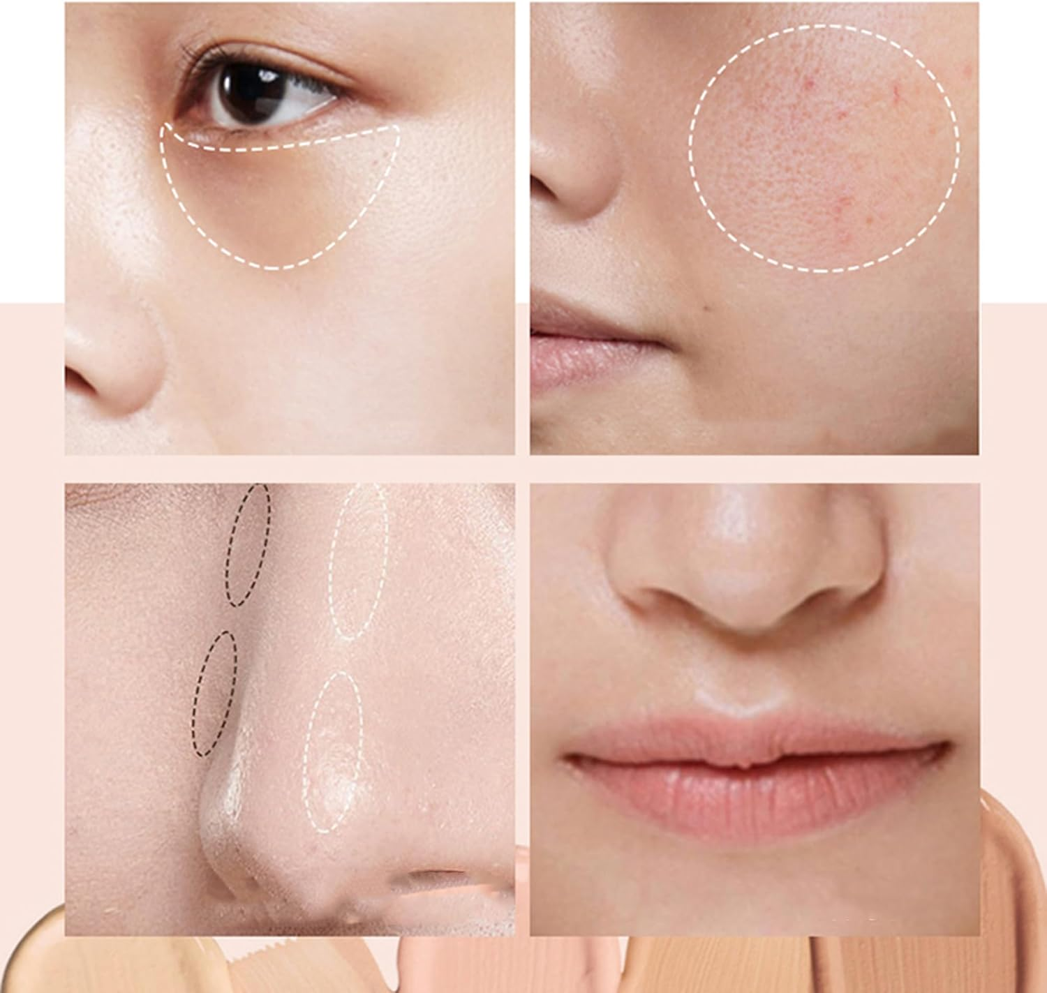 Mallofusa Single Colour Face Makeup Concealer Foundation Palette Moisturising 15Ml (Green)