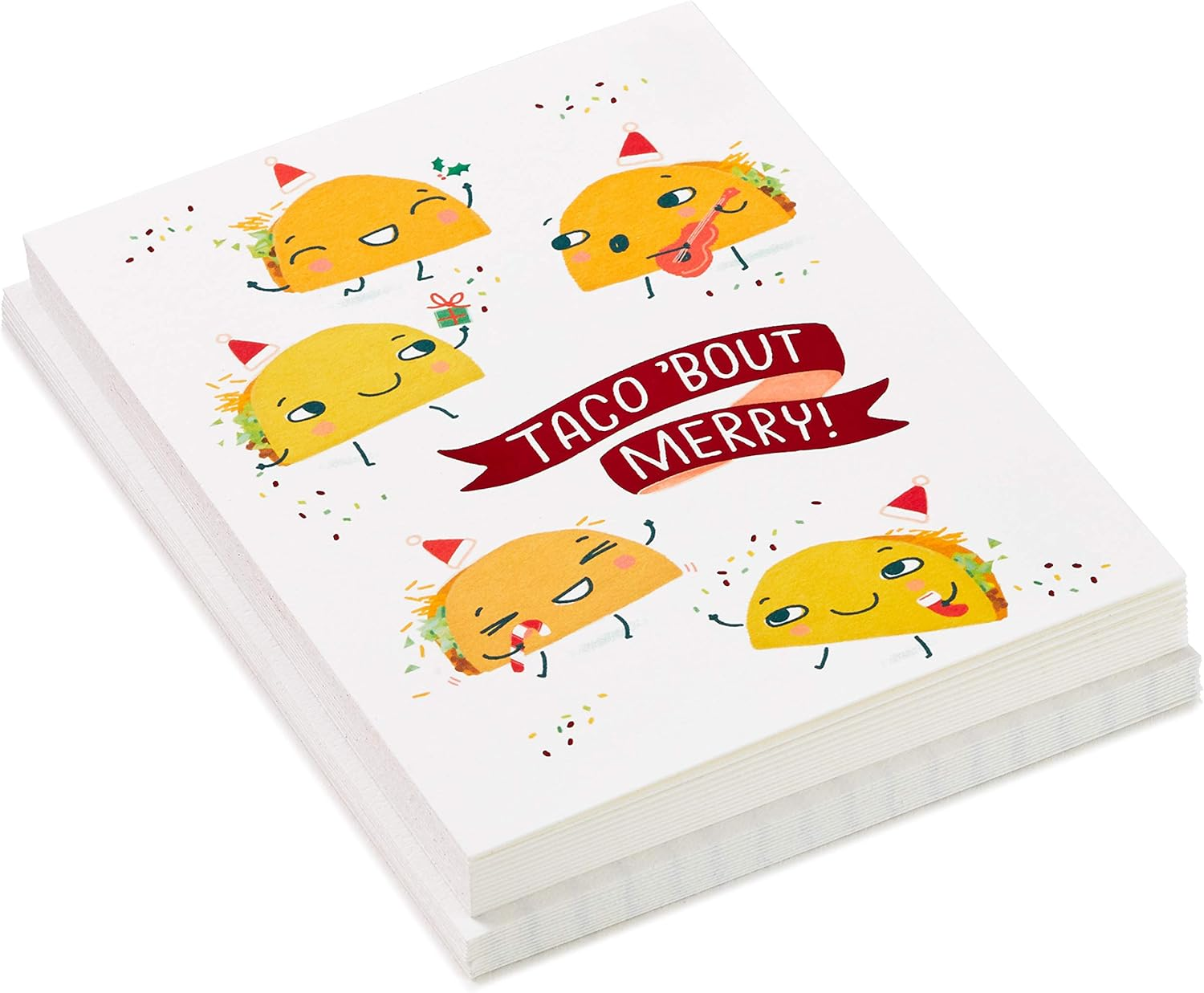 Hallmark Good Mail Boxed Christmas Cards (Christmas Tacos, 12 Cards with Envelopes) image number 4