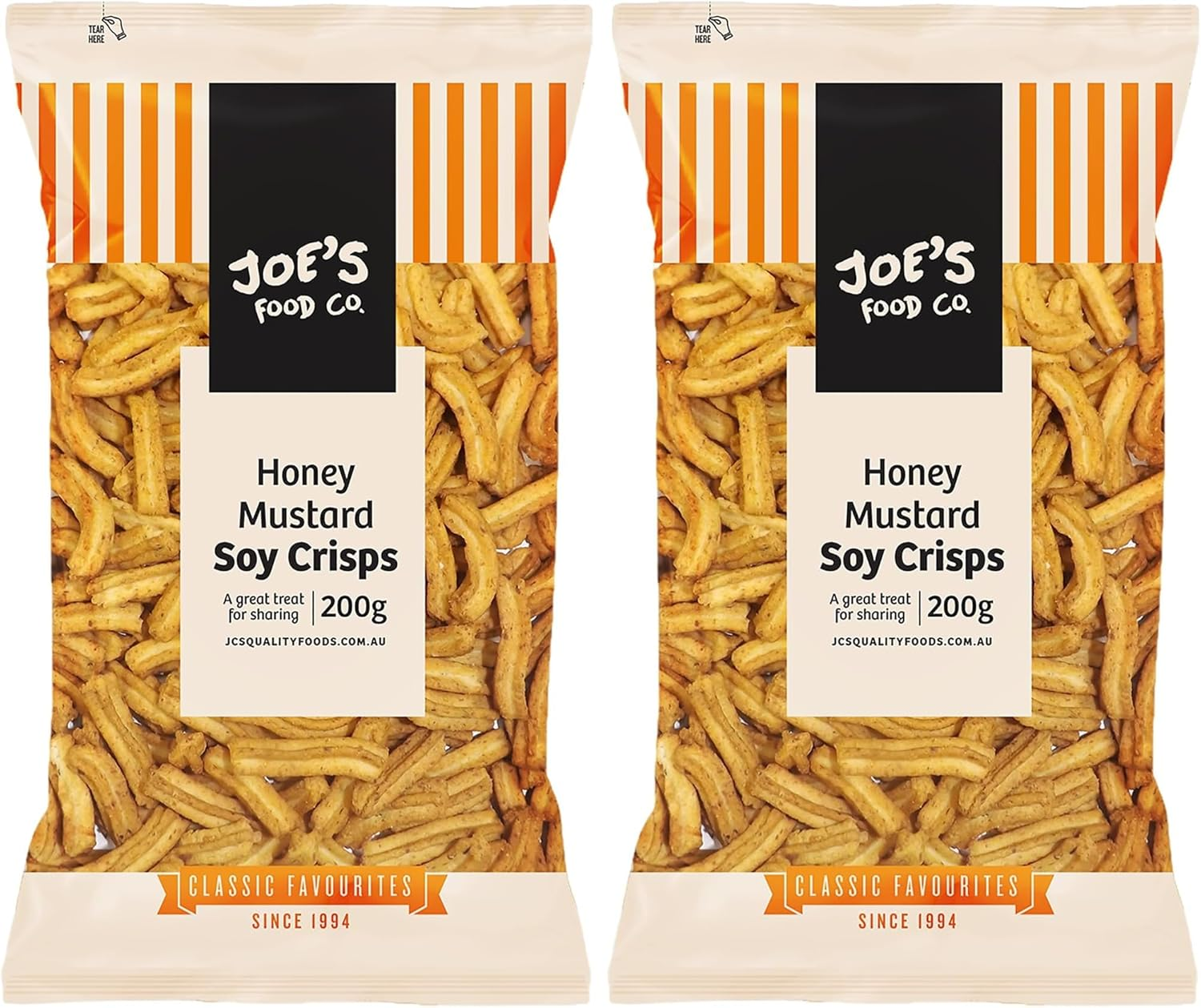 JOE'S FOOD CO SOYA CRISPS HONEY MUSTARD