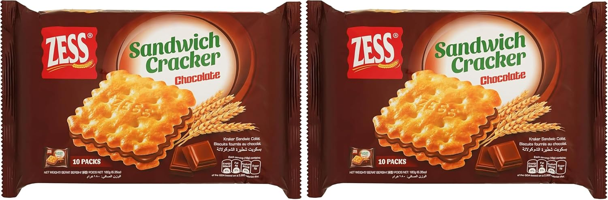 Zess Chocolate Sandwich Cracker, 180 G (Pack of 2) image number 5